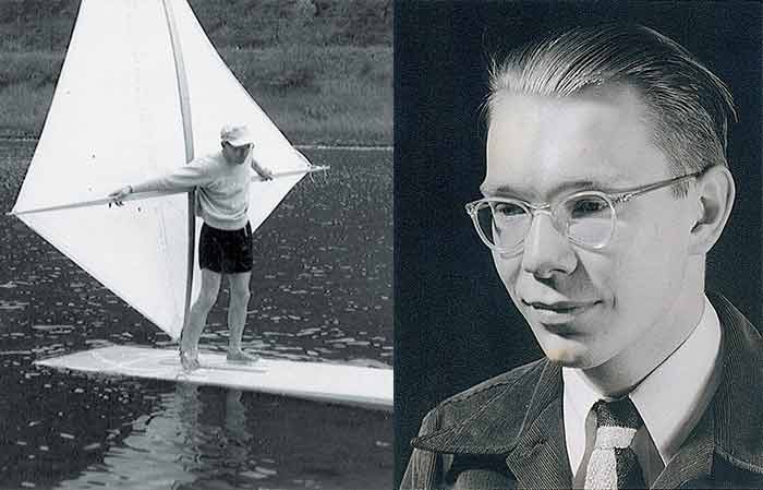 Newman Derby windsurfing inventor