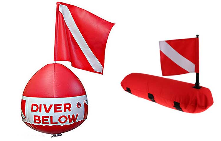 Large Scuba Diver Down Flag Safety Signal Marker Banner Boat Flag 70 x 60 cm 