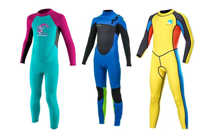 Multi-color wetsuits for kifs