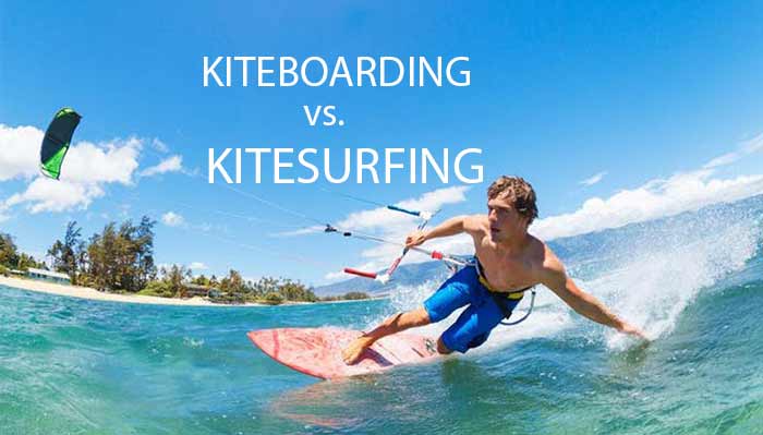 kiteboarding vs kitesurfing differences and similarities