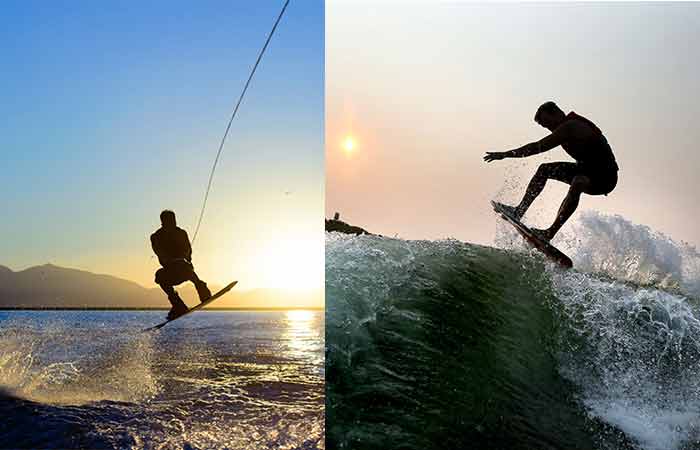 Wakeboarding vs wakesurfing-Differences & Similarities
