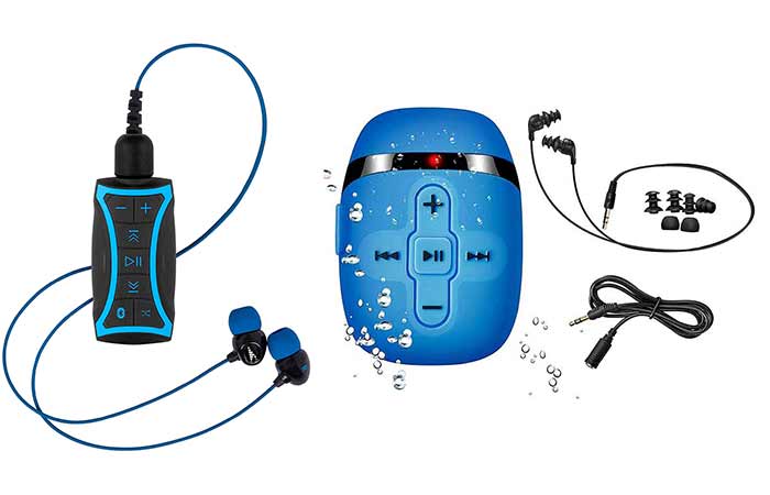 Aqua Waterproof MP3 Player 4GB Memory Underwater Music Pool Swimming Sport Swim 