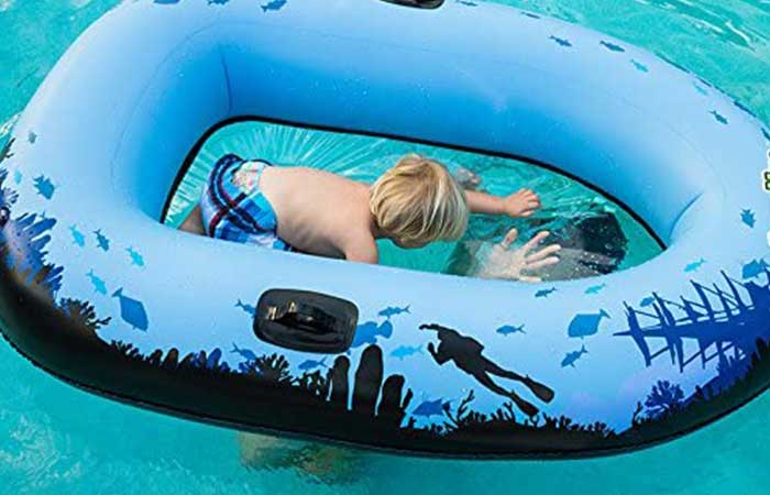 Aquavue inflatable raft