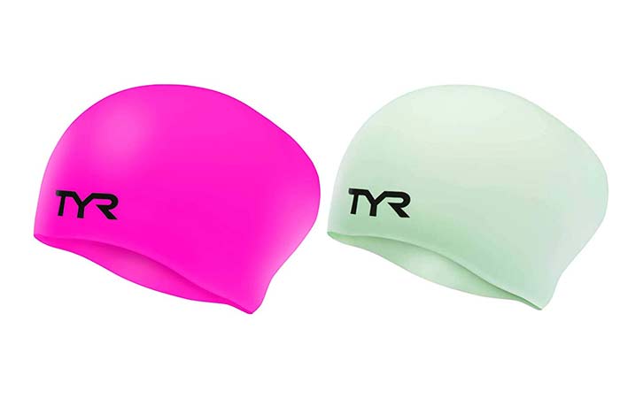 TYR long-hair swim cap