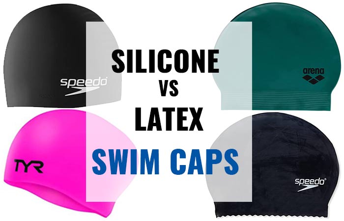 Silicone vs latex swim caps: differences