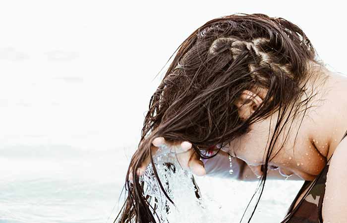 Swimmer's Hair Tips-How to protect hair from chlorine before, during and after swimming