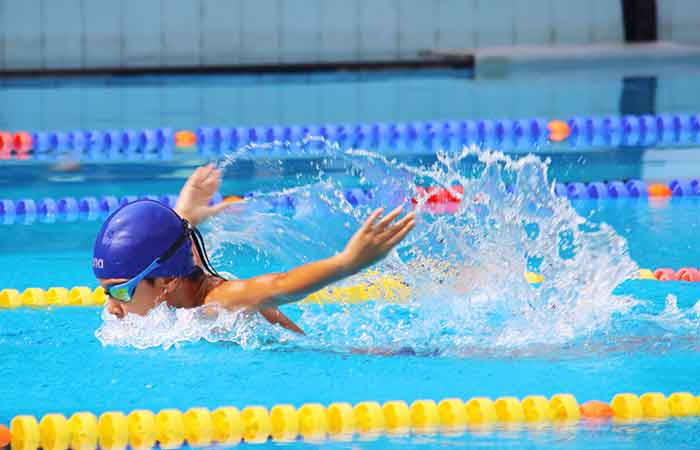 Suppress hunger with high-intensity swims